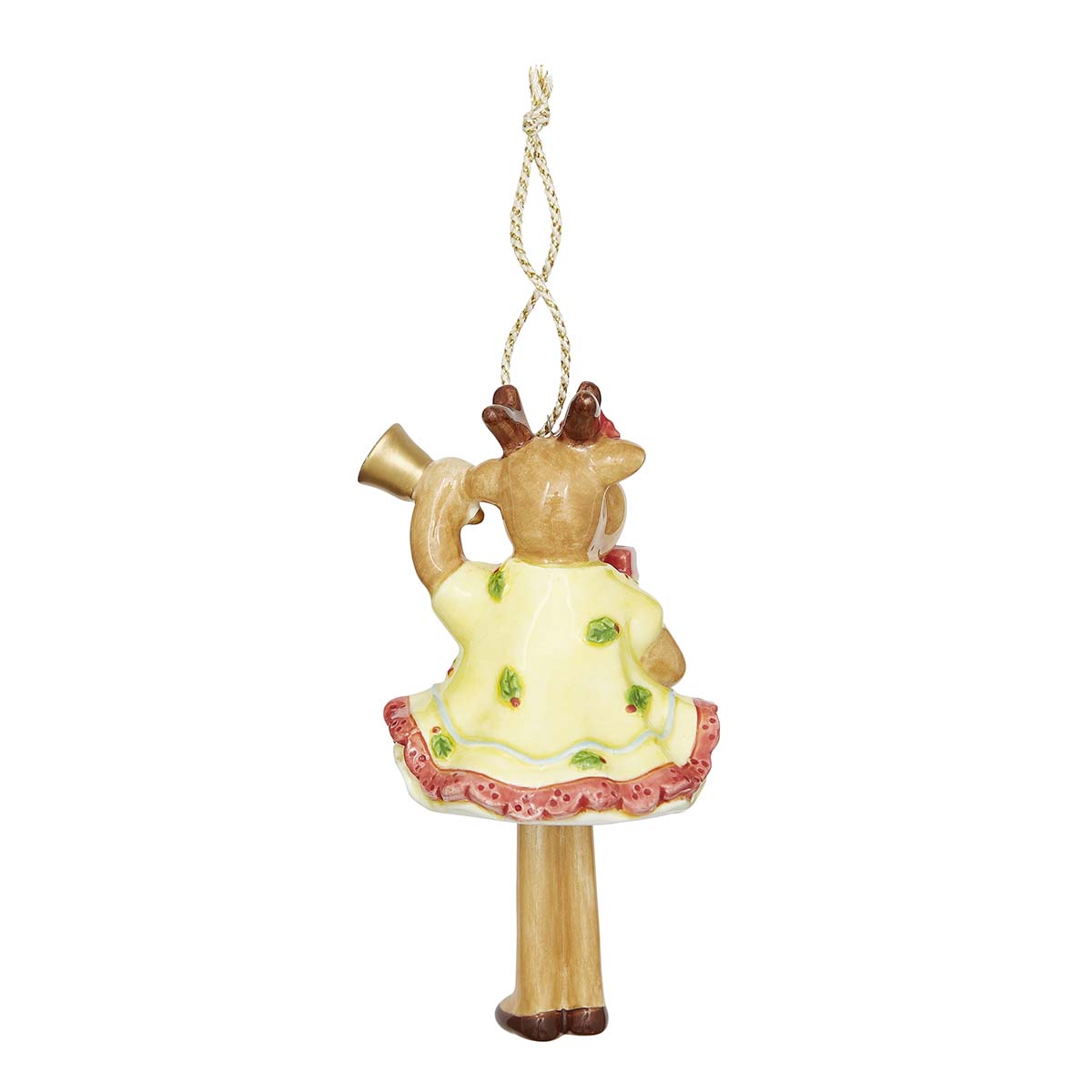 Kit Kemp Reindeer Bell Ornament image number null